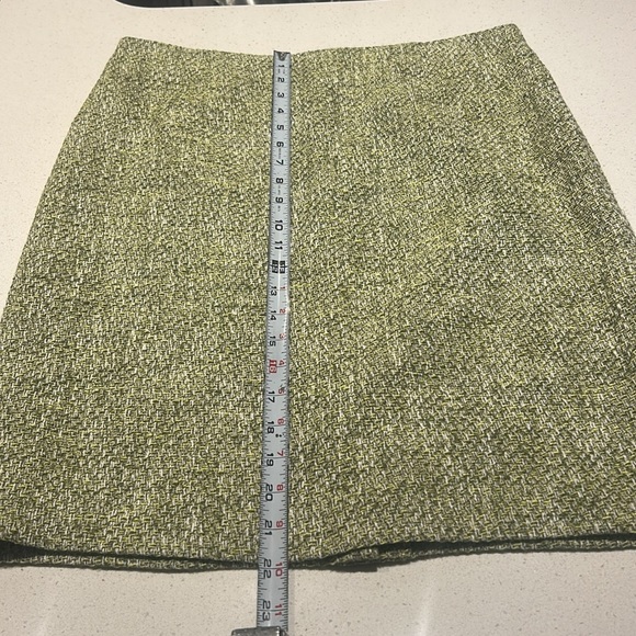 Jones & Co Green Cotton Blend Open Blazer w/Matching Skirt Suit Women’s Size 12 - Picture 3 of 14